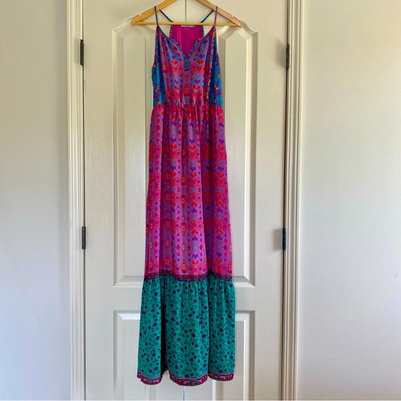 Dalia | Colorful Printed Maxi Dress - Picture 1 of 7
